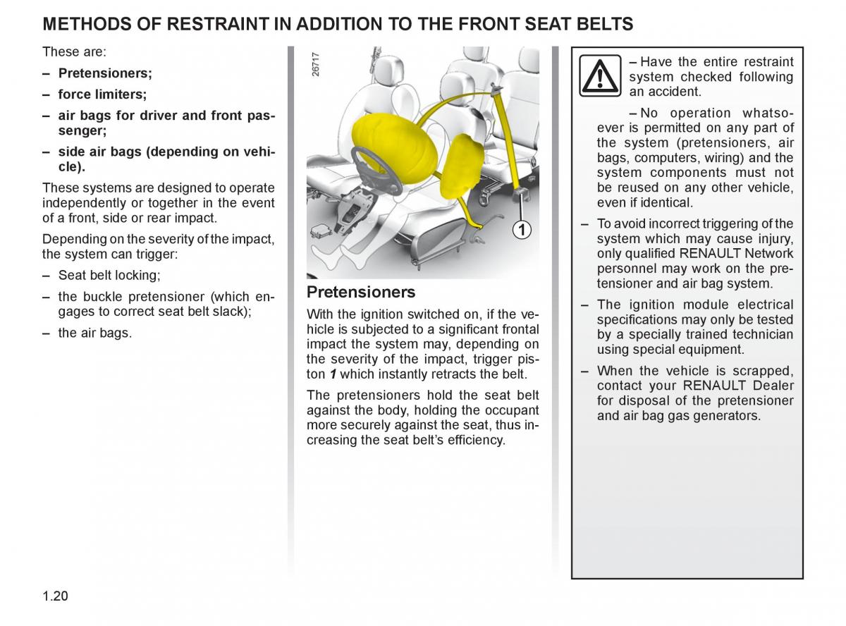 Renault Twingo II 2 owners manual / page 27