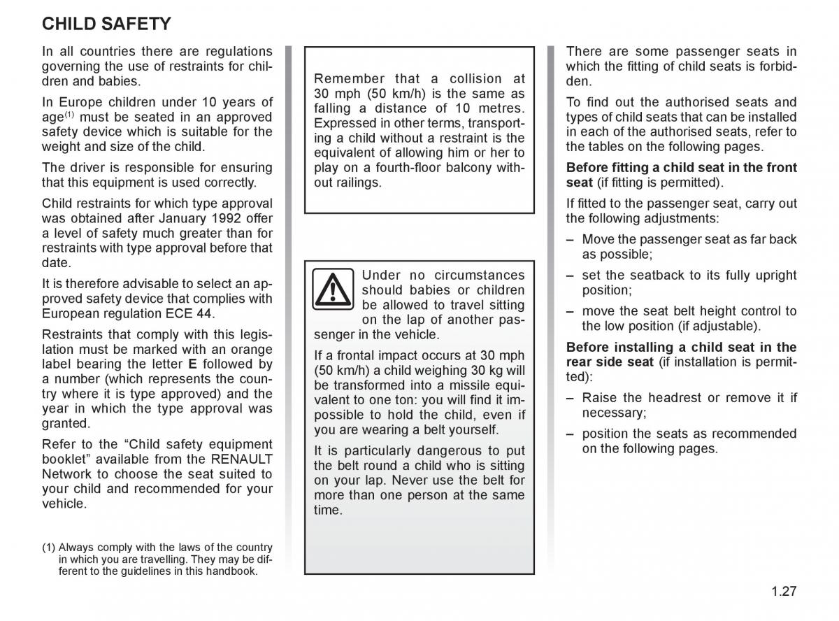 Renault Twingo II 2 owners manual / page 34