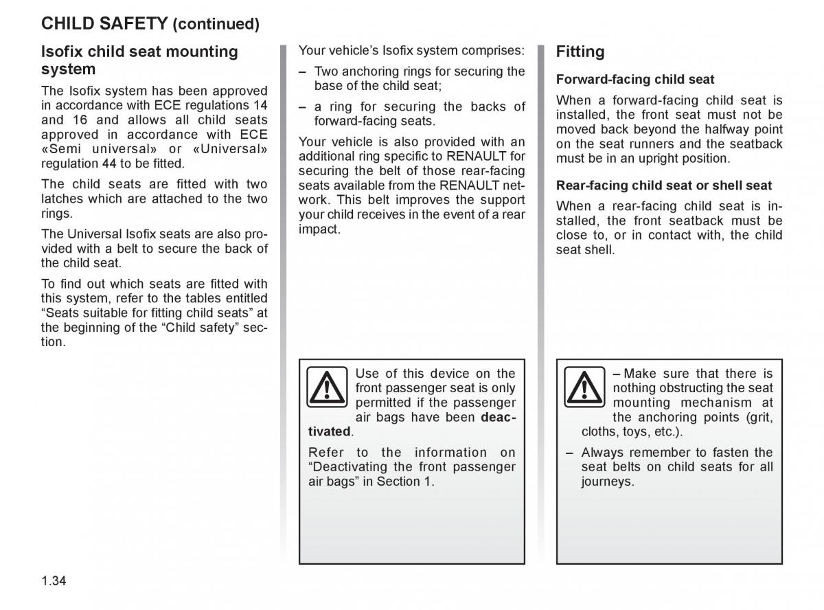 Renault Twingo II 2 owners manual / page 41