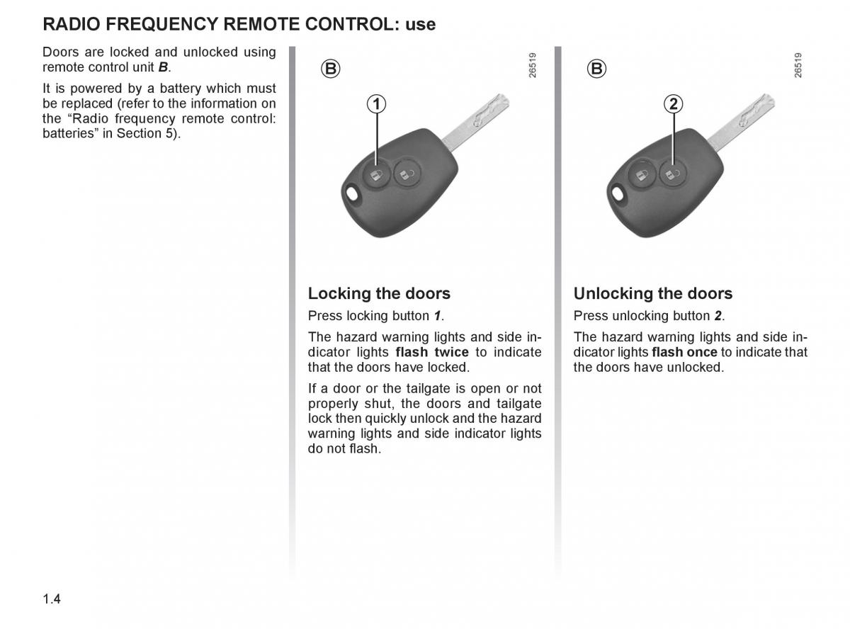 manual  Renault Twingo II 2 owners manual / page 11