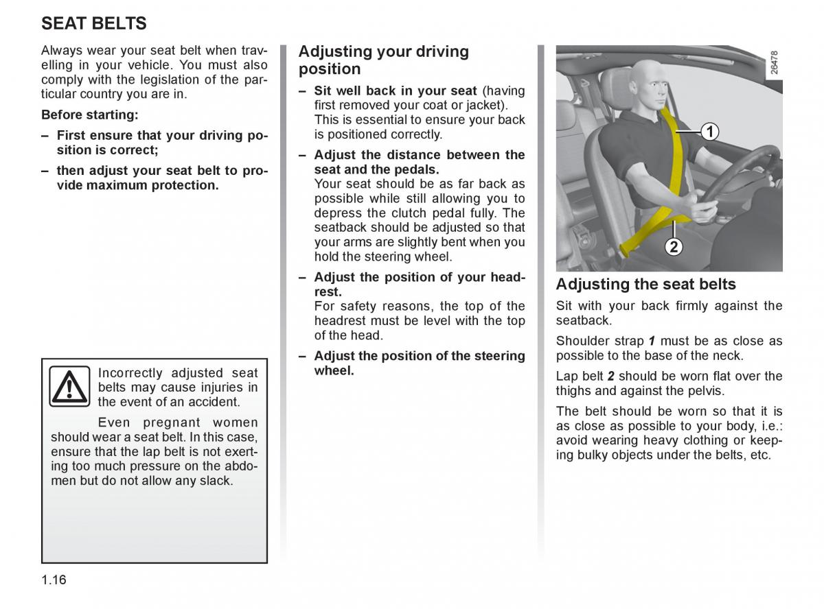 Renault Twingo II 2 owners manual / page 23