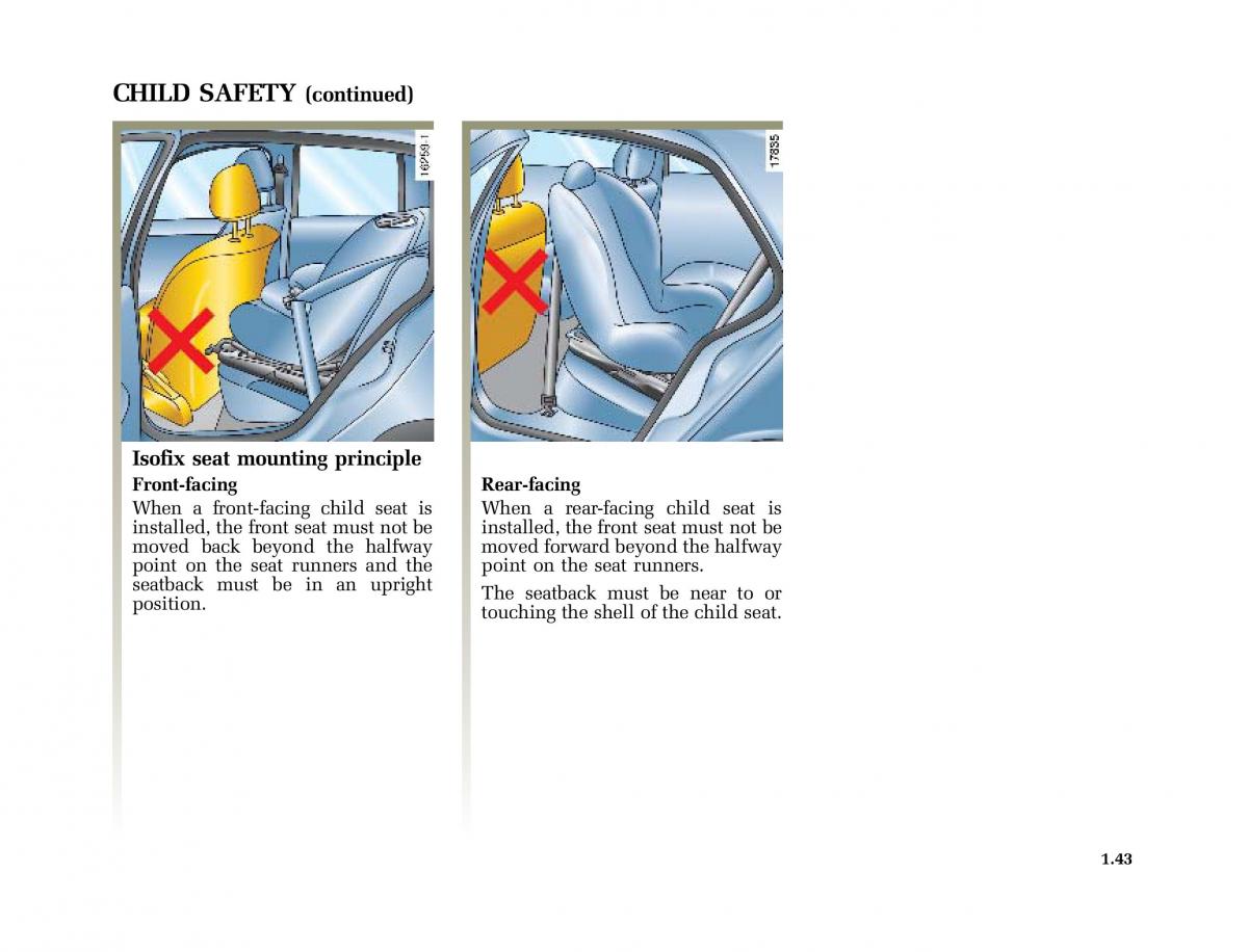 Renault Vel Satis owners manual / page 52