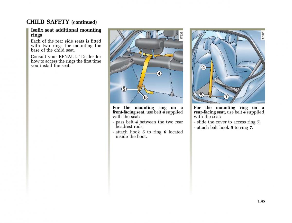 Renault Vel Satis owners manual / page 54