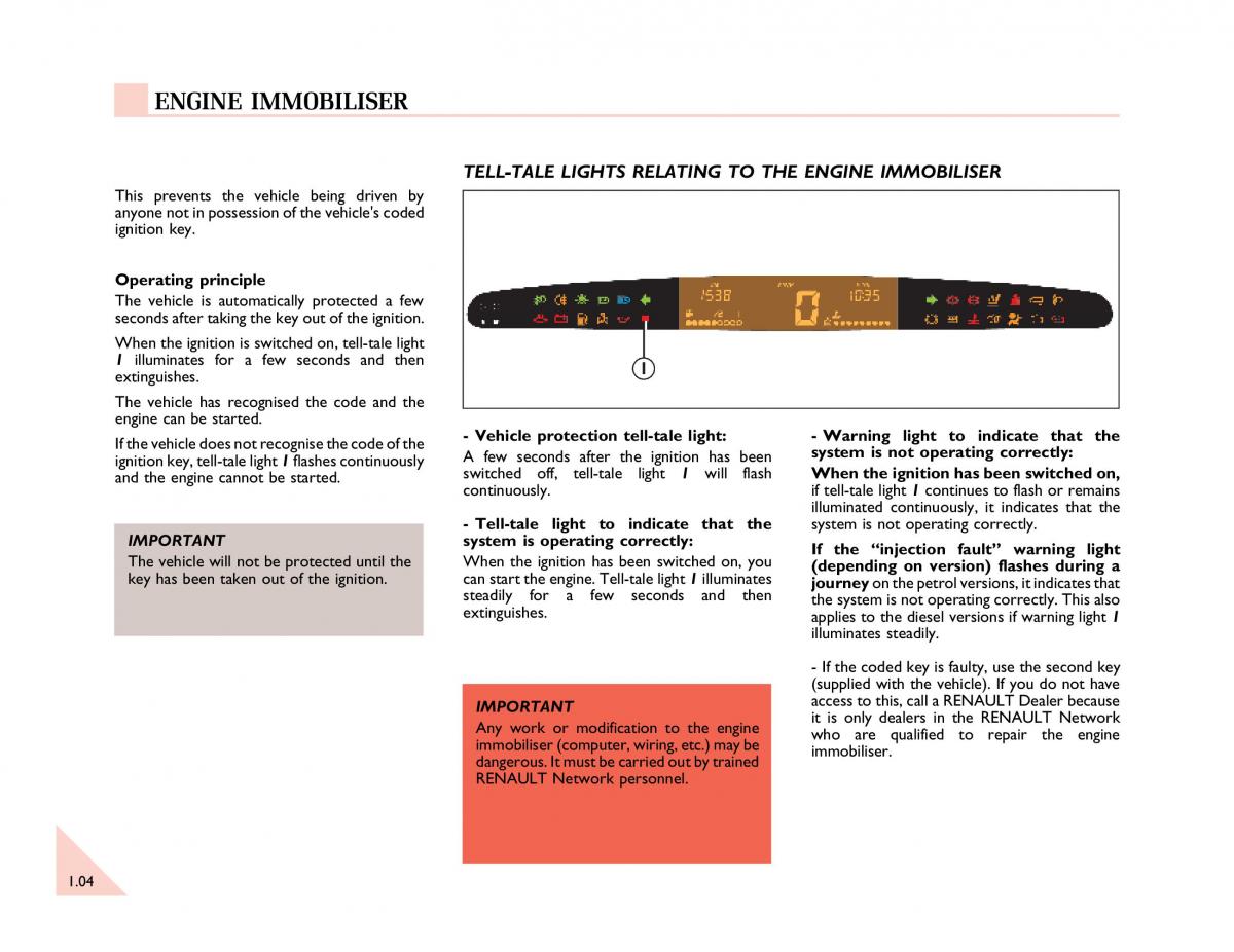 manual  Renault Espace III 3 owners manual / page 9