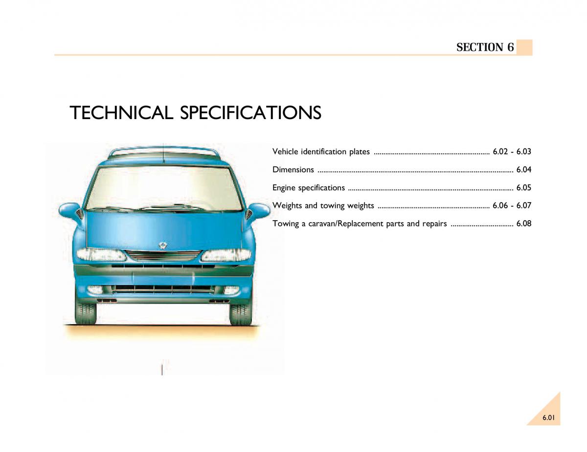 Renault Espace III 3 owners manual / page 158