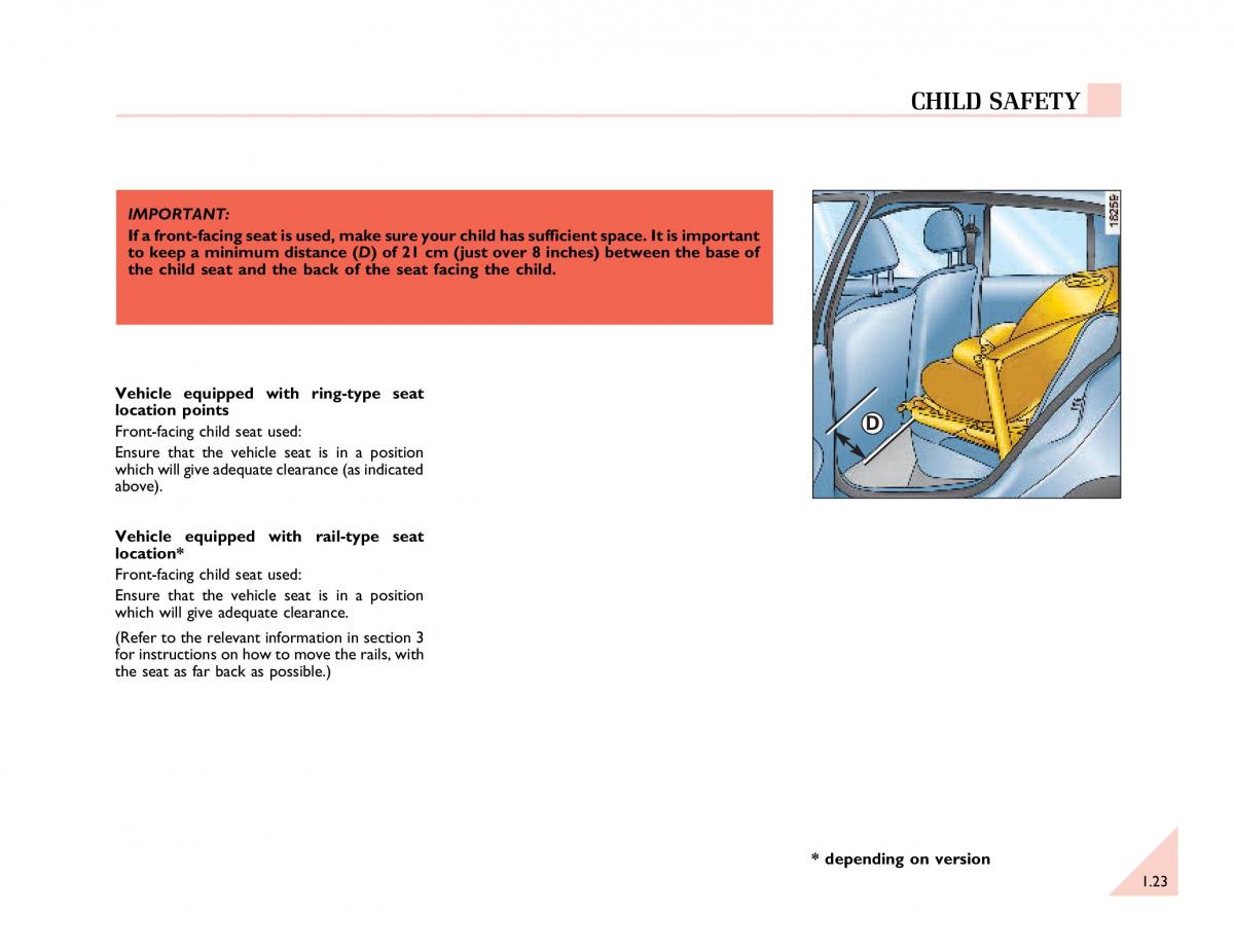 Renault Espace III 3 owners manual / page 28