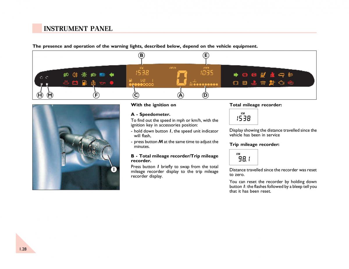 Renault Espace III 3 owners manual / page 33