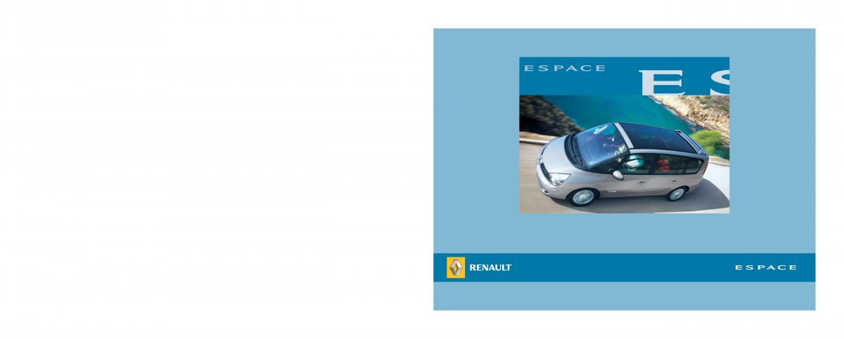 manual  Renault Espace IV 4 owners manual / page 1