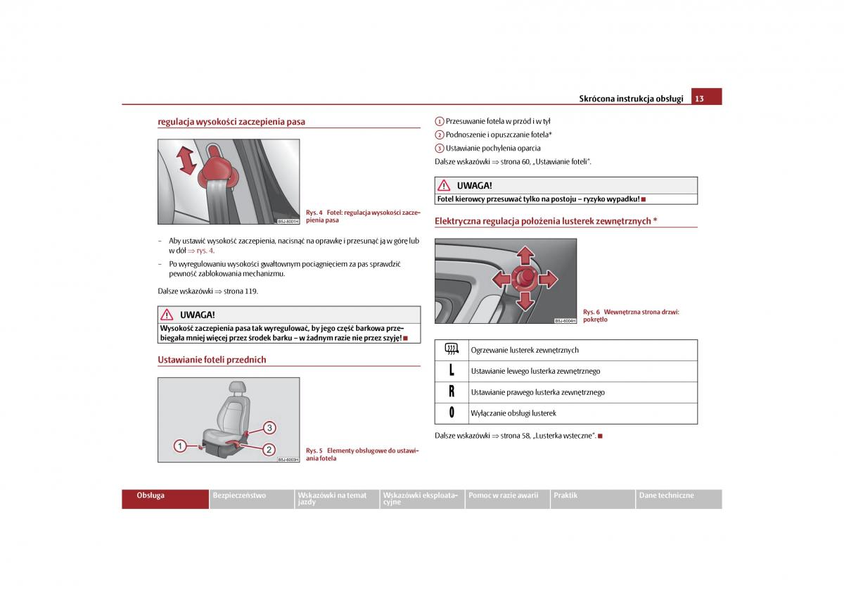 Skoda Roomster instrukcja obslugi / page 15