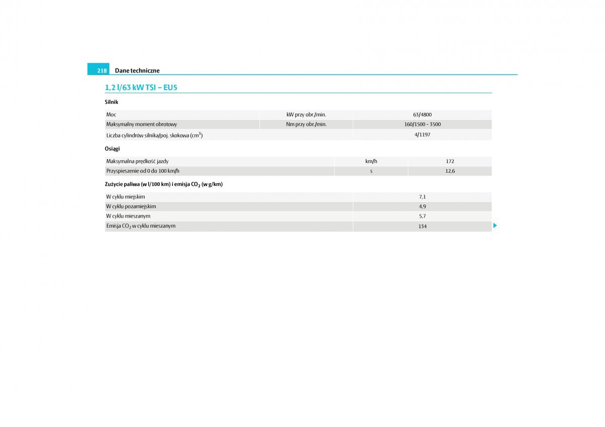 Skoda Roomster instrukcja obslugi / page 220