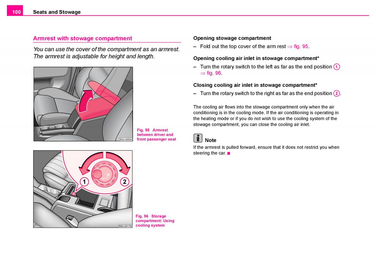 Skoda Superb I 1 owners manual / page 101