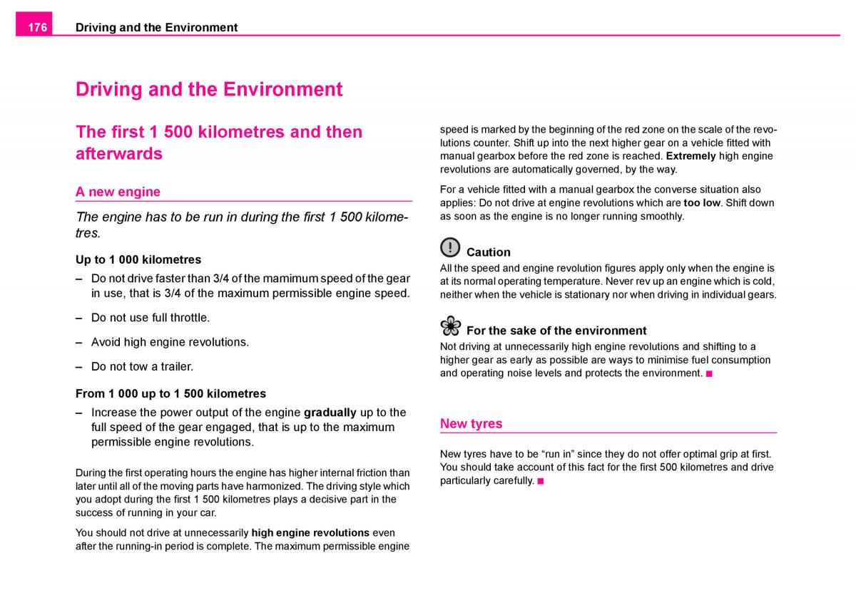 Skoda Superb I 1 owners manual / page 177