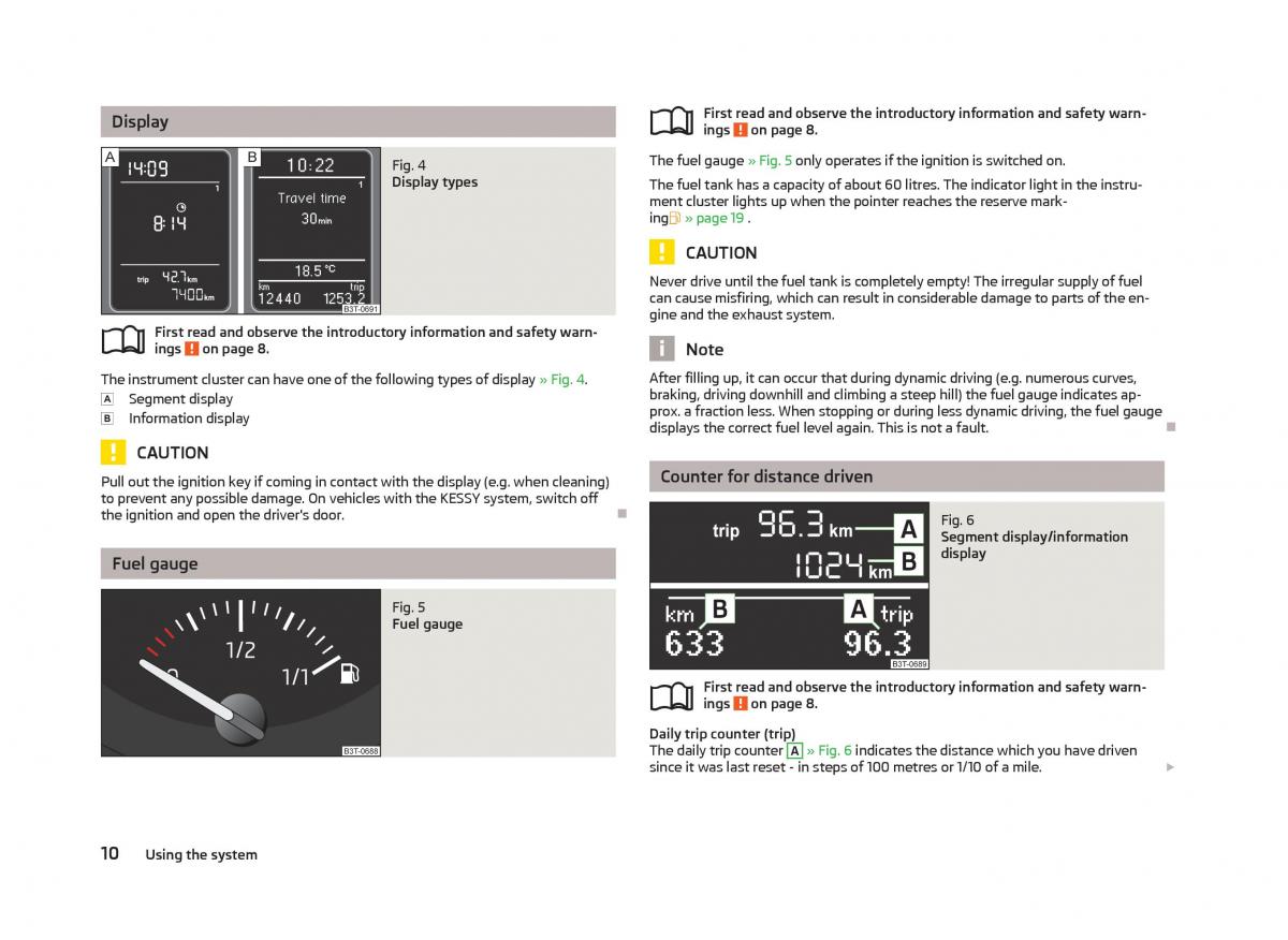 Skoda Superb II 2 owners manual / page 12