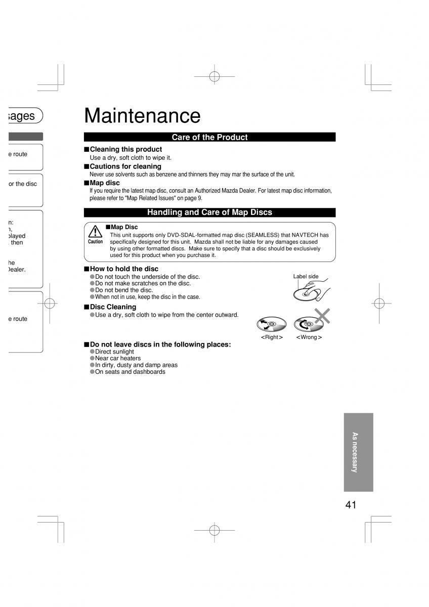 Mazda RX 8 owners manual / page 363