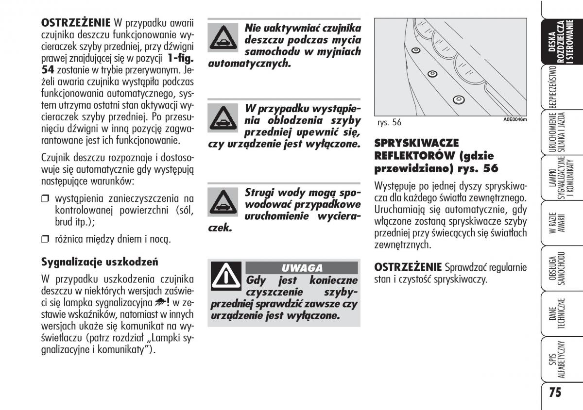 Alfa Romeo 159 instrukcja / page 77