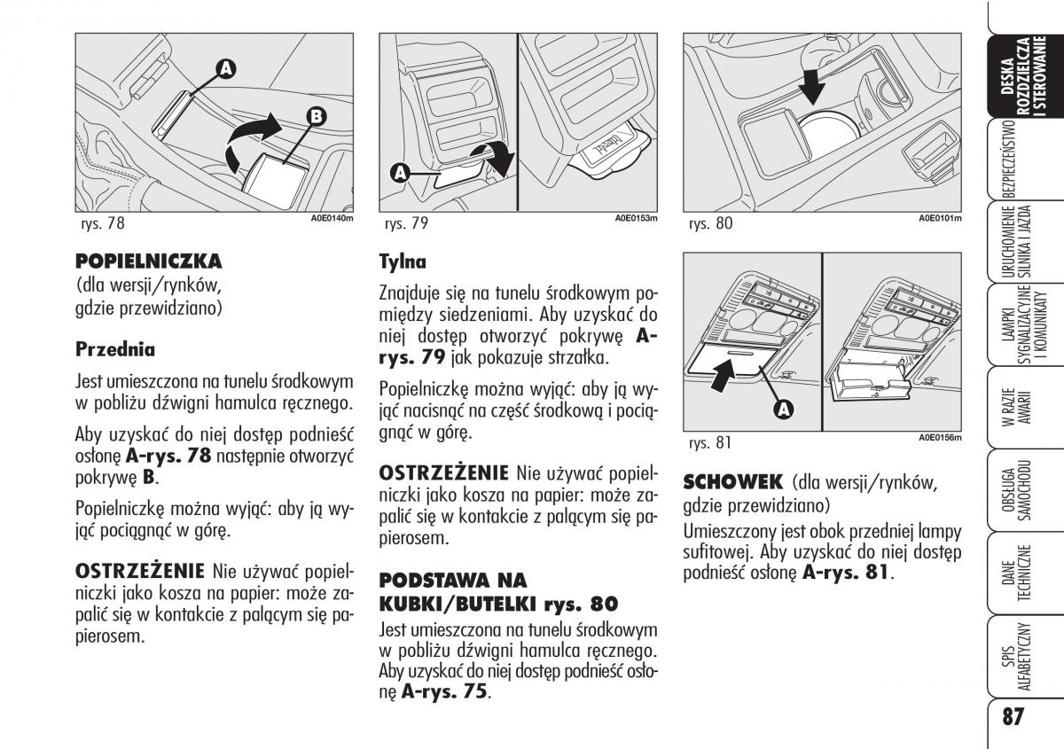 Alfa Romeo 159 instrukcja / page 89