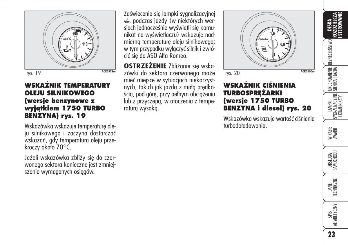 Alfa Romeo 159 instrukcja obslugi / page 25