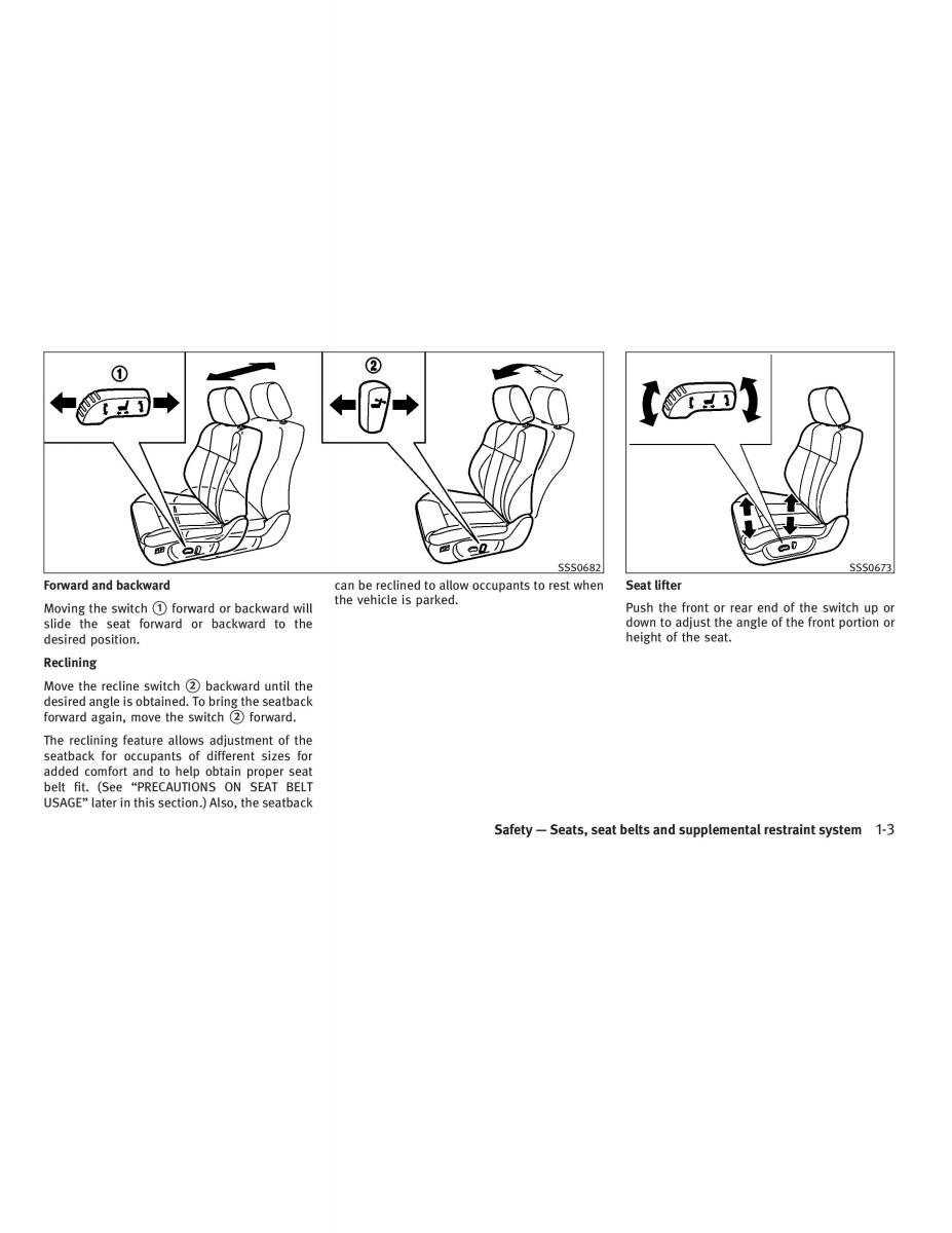 manual  Infiniti G V37 Coupe owners manual / page 21