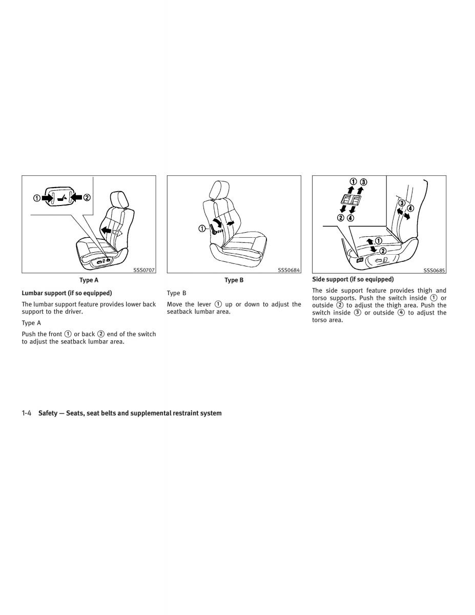 Infiniti G V37 Coupe owners manual / page 22