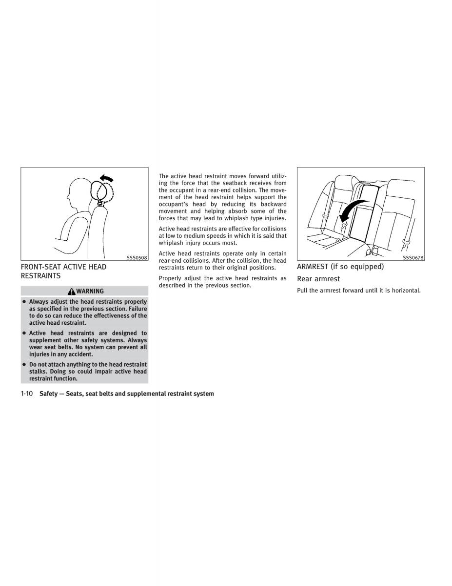 Infiniti G V37 Coupe owners manual / page 28