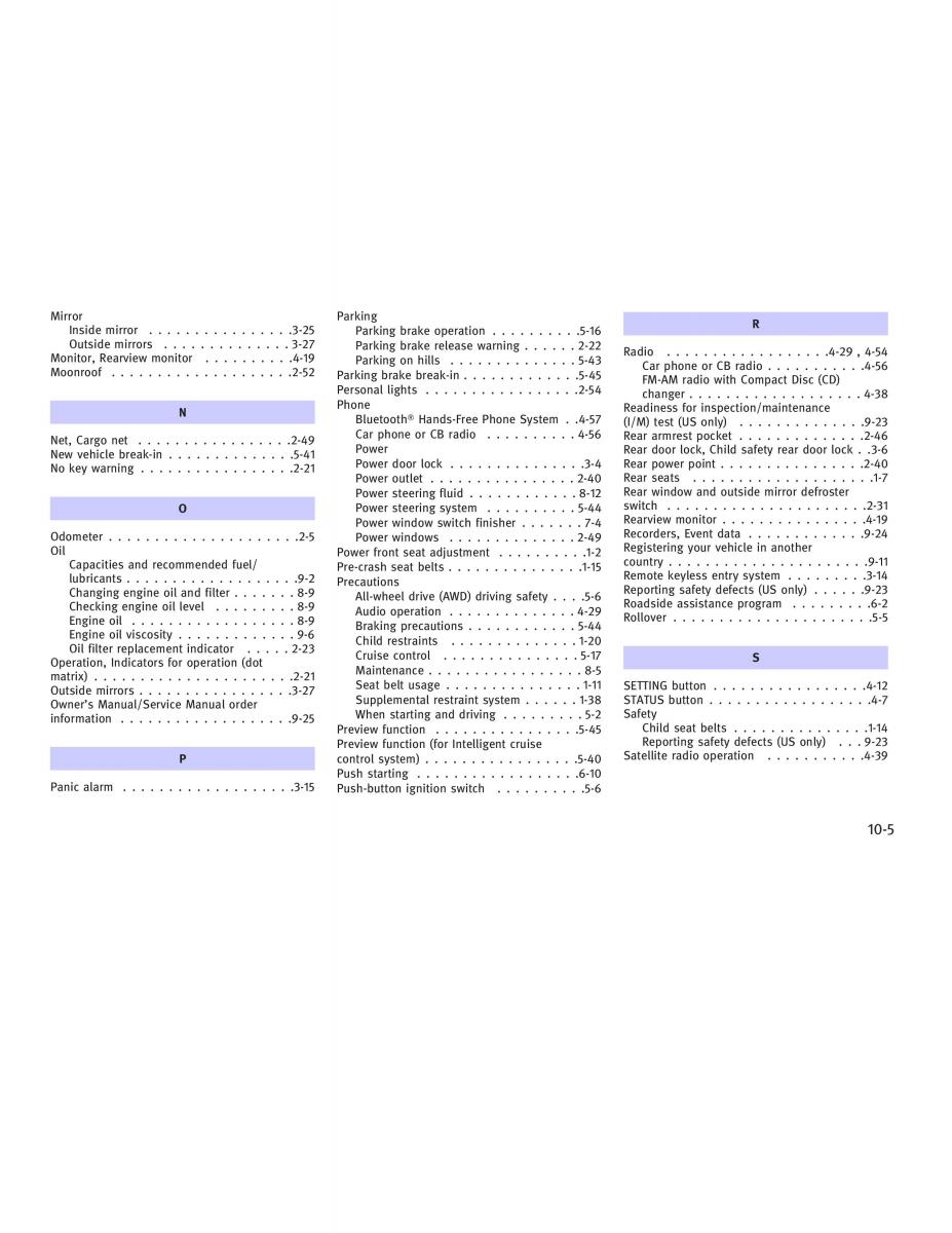 Infiniti G V37 Coupe owners manual / page 411