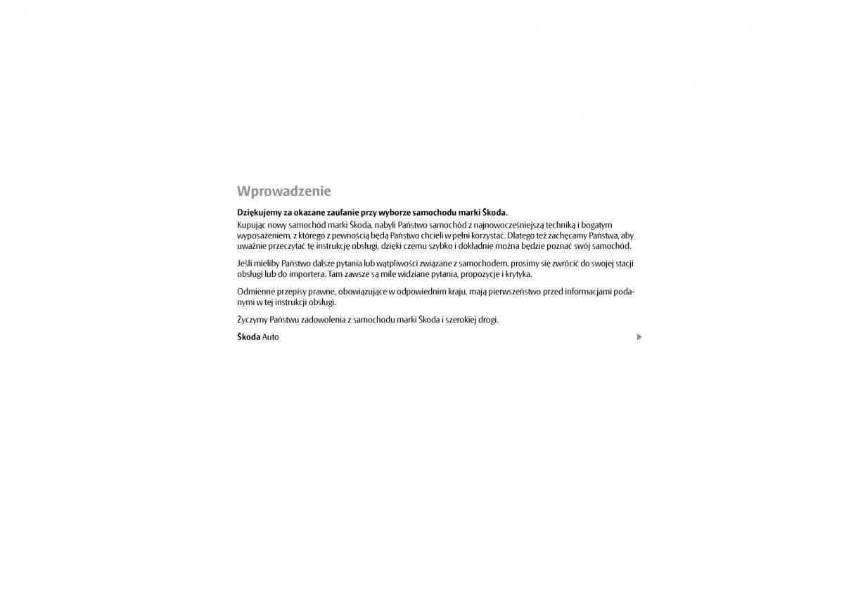 Skoda Yeti instrukcja obslugi / page 3