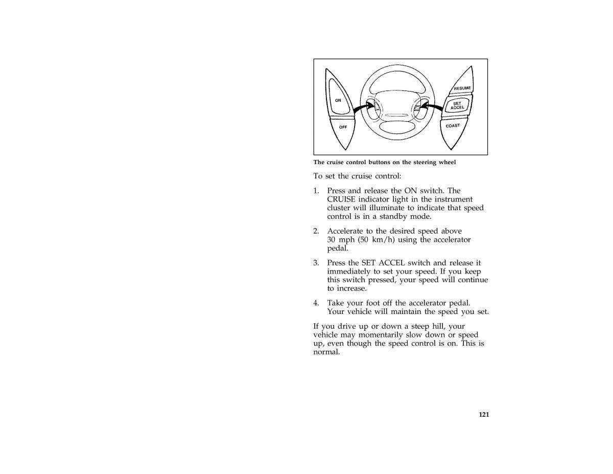 Ford Taurus III 3 owners manual / page 120