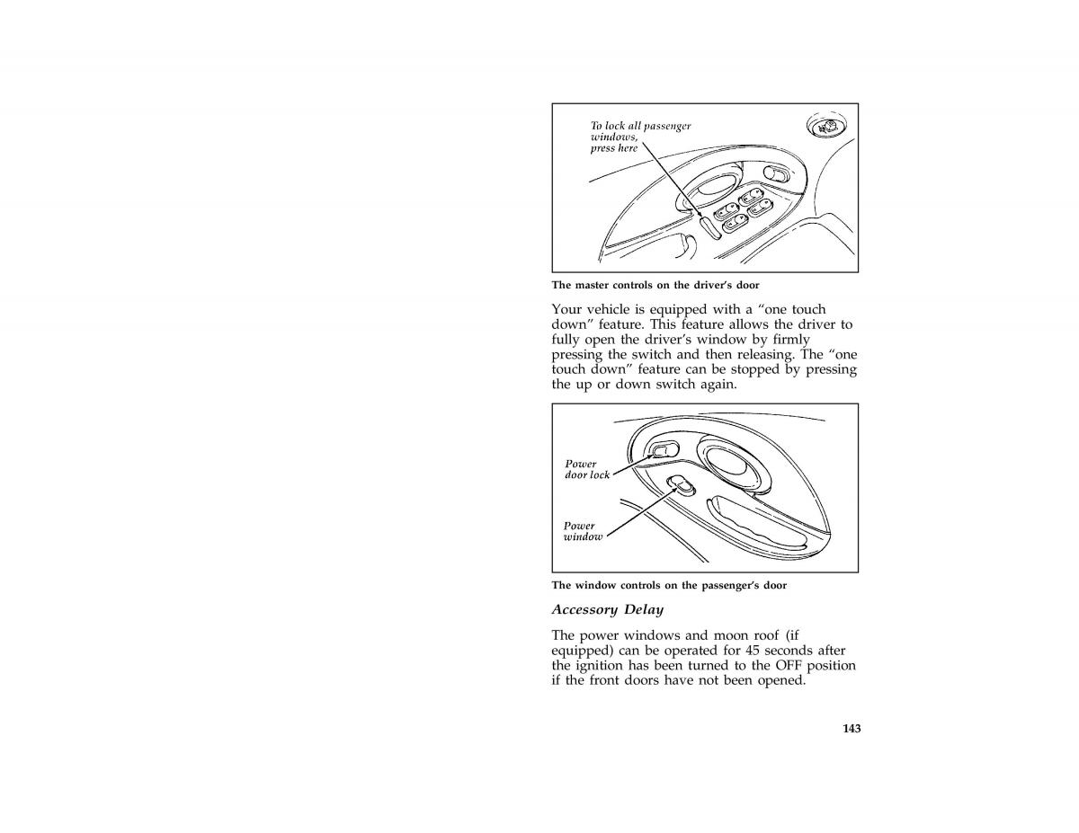Ford Taurus III 3 owners manual / page 142