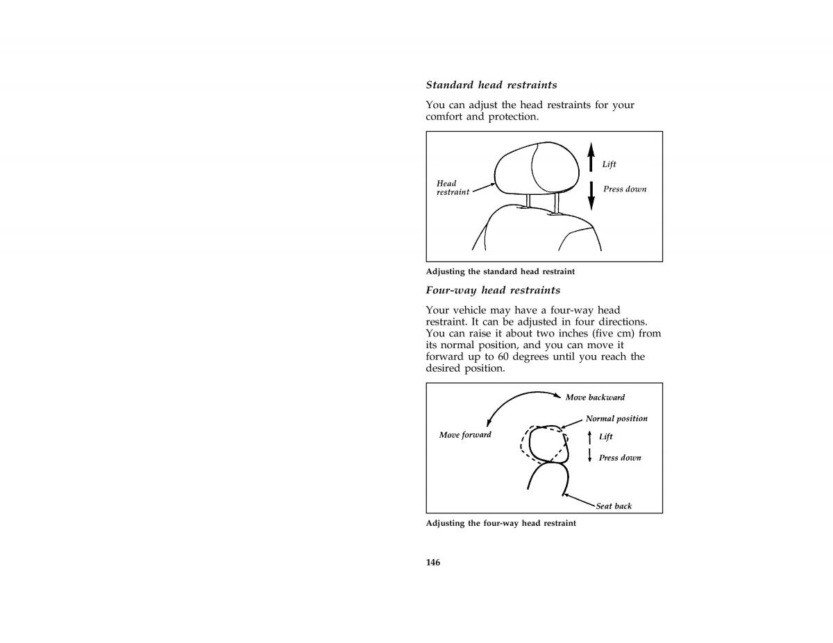 Ford Taurus III 3 owners manual / page 145
