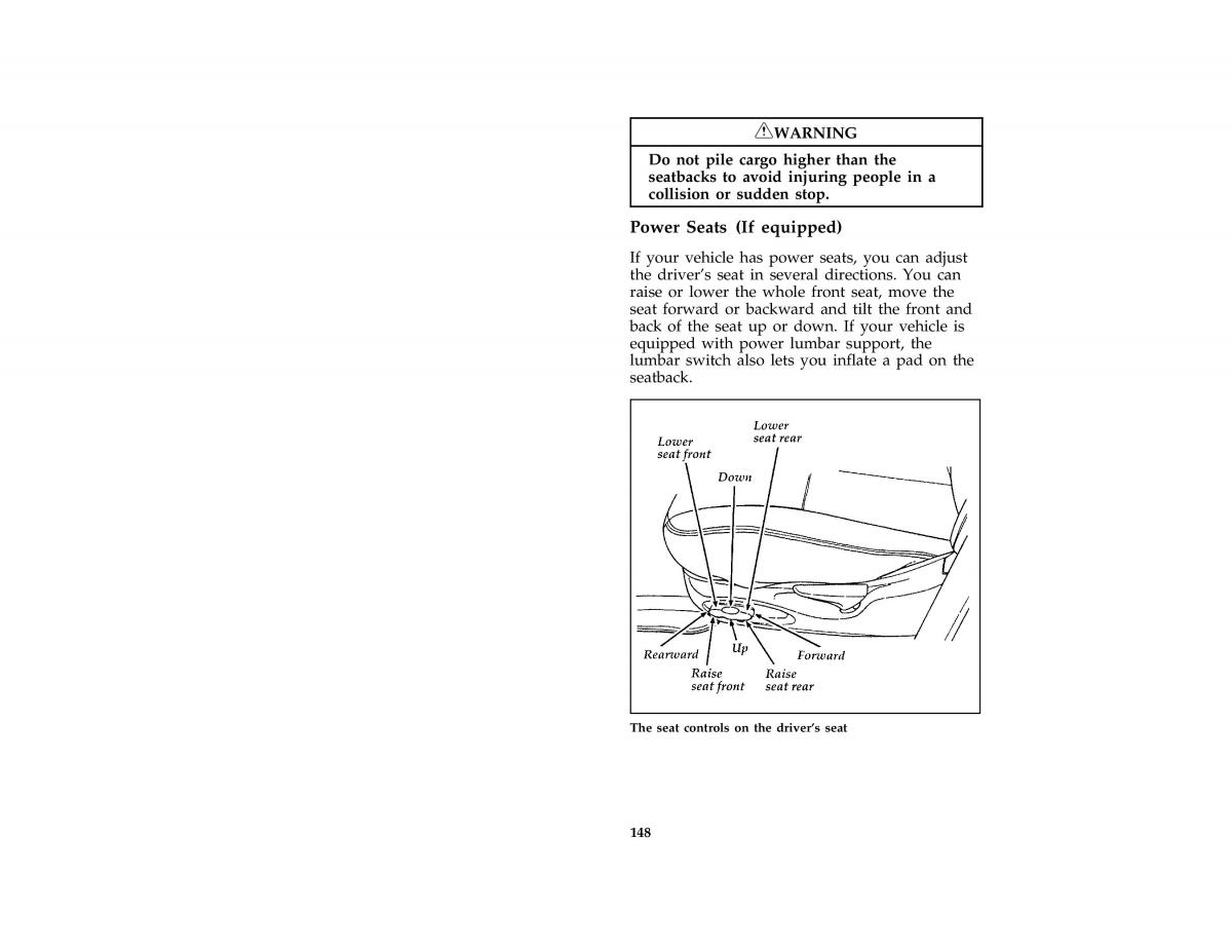Ford Taurus III 3 owners manual / page 147