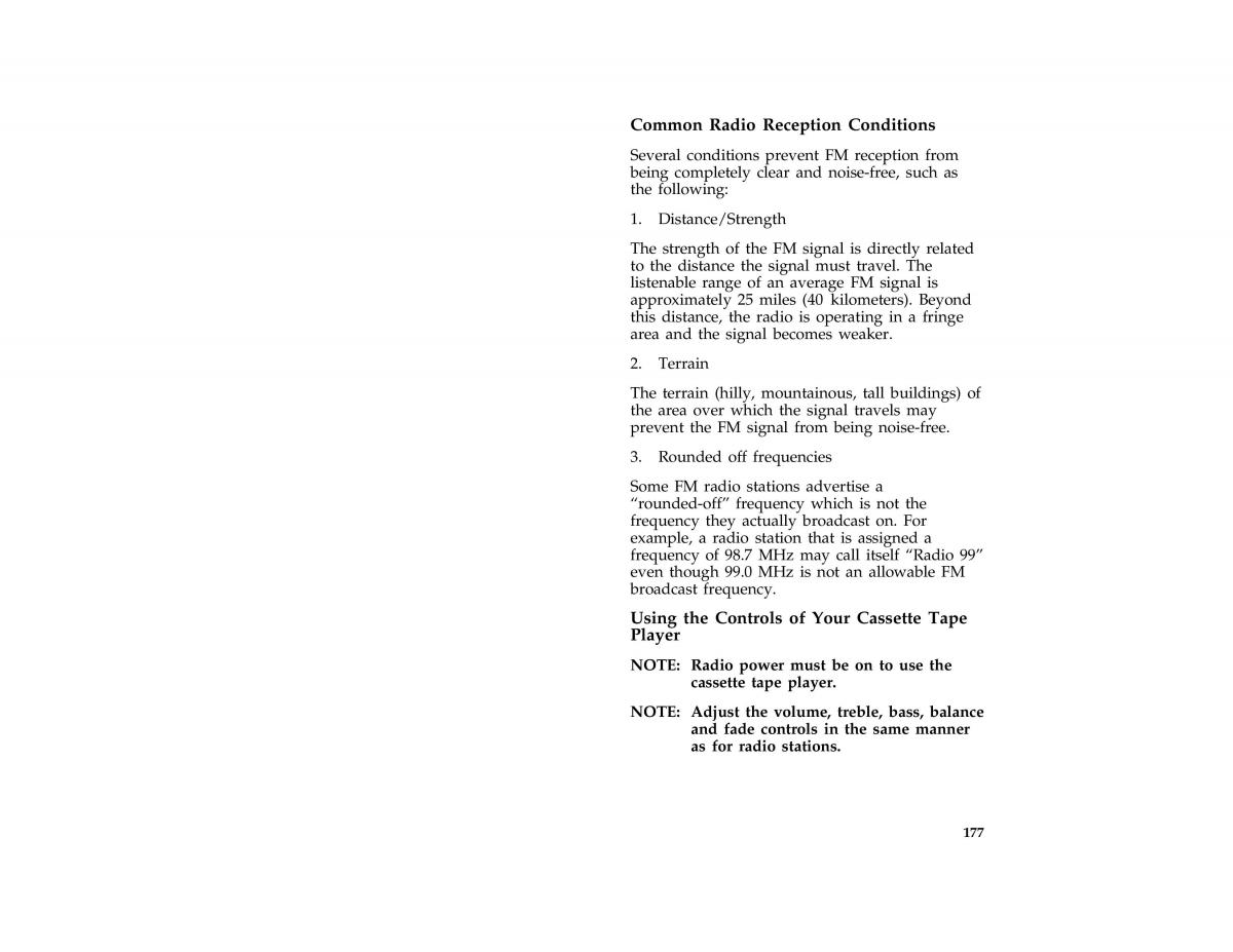 Ford Taurus III 3 owners manual / page 175