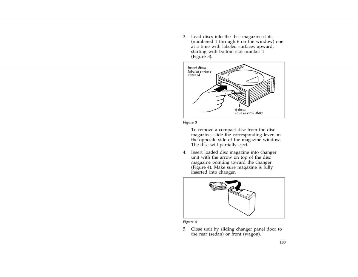 Ford Taurus III 3 owners manual / page 181