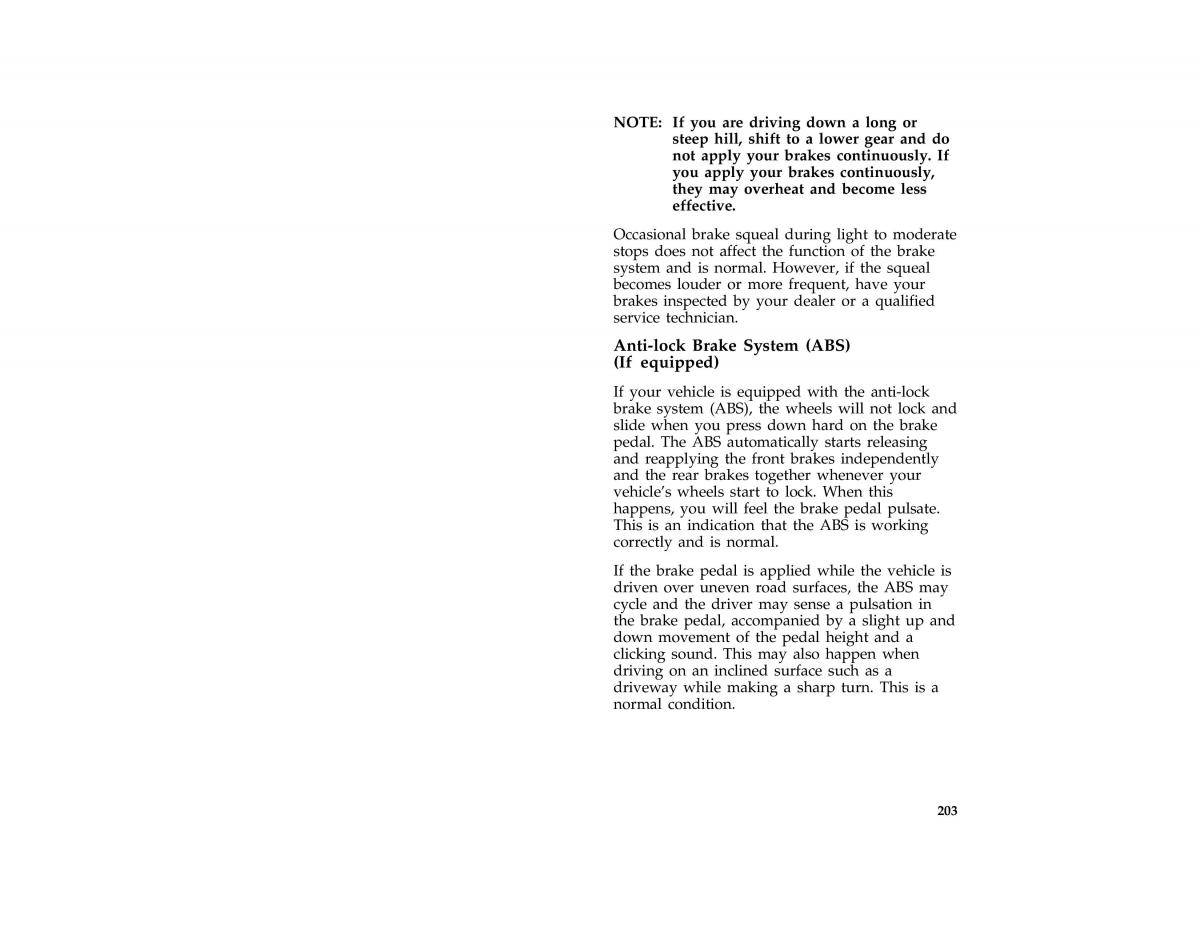 Ford Taurus III 3 owners manual / page 201