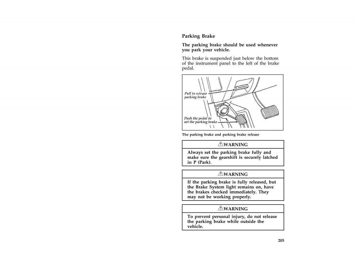 Ford Taurus III 3 owners manual / page 203