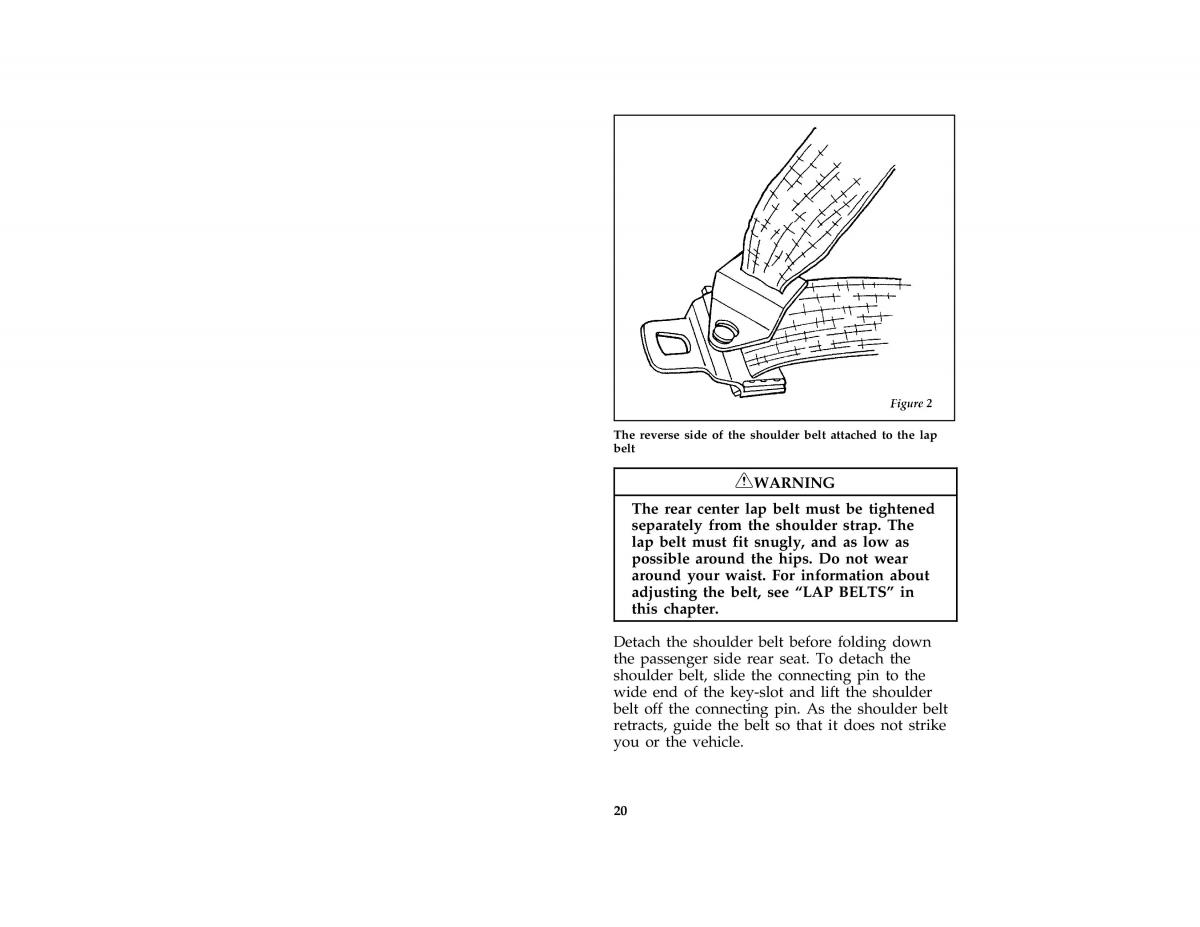 Ford Taurus III 3 owners manual / page 22