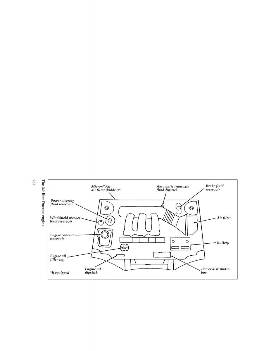 Ford Taurus III 3 owners manual / page 259