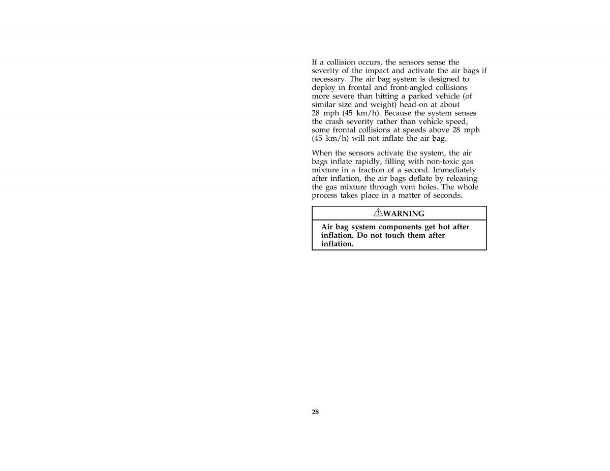 Ford Taurus III 3 owners manual / page 30