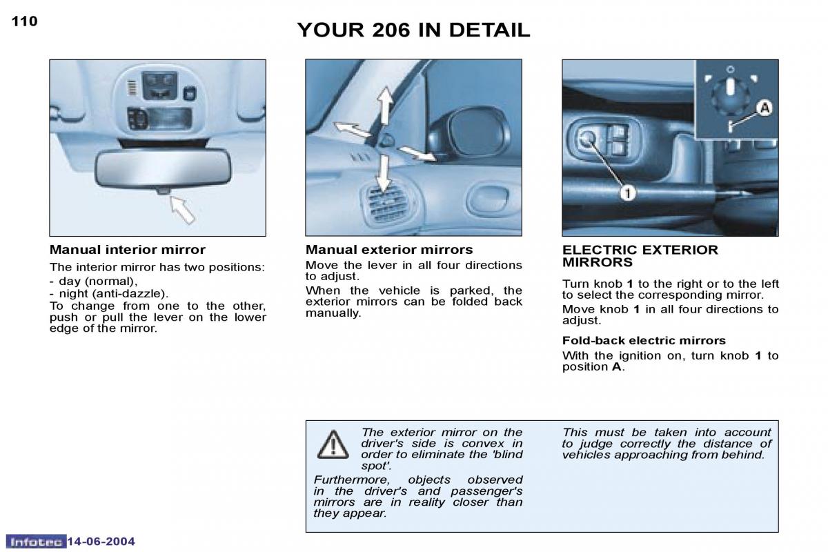 manual  Peugeot 206 owners manual / page 17