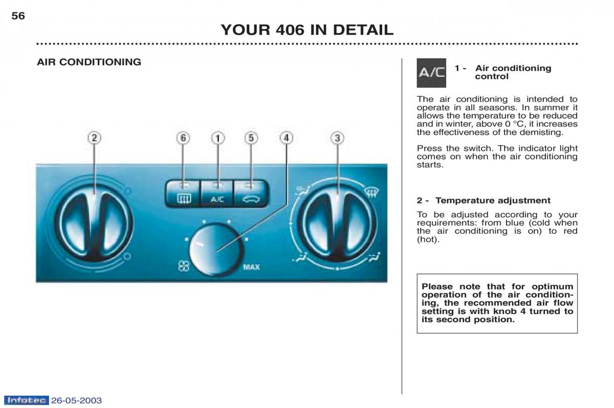 Peugeot 406 owners manual / page 71