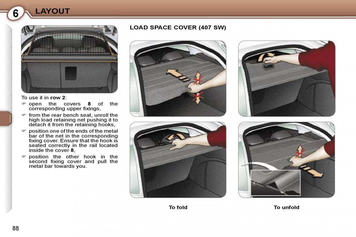 Peugeot 407 owners manual / page 109
