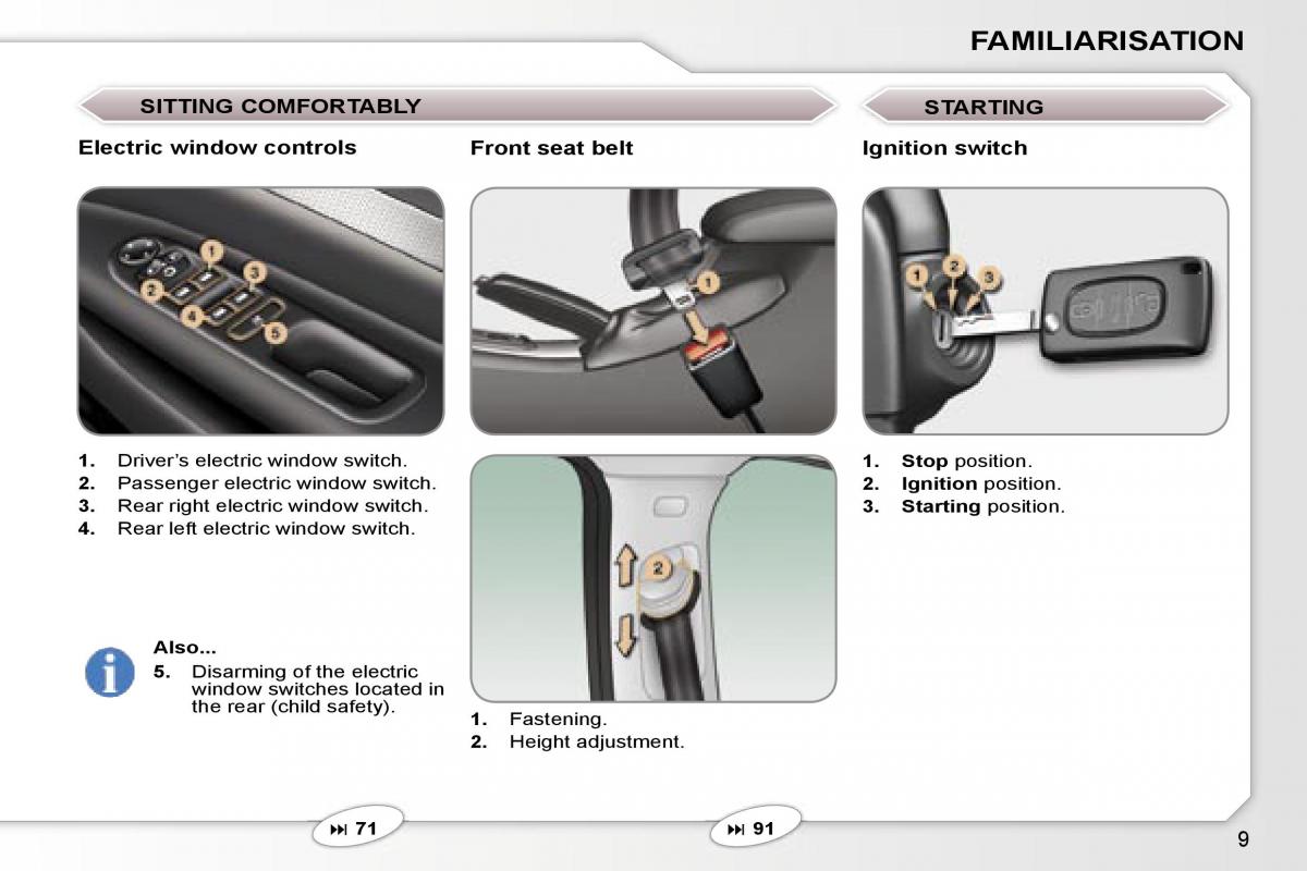 manual  Peugeot 407 owners manual / page 114