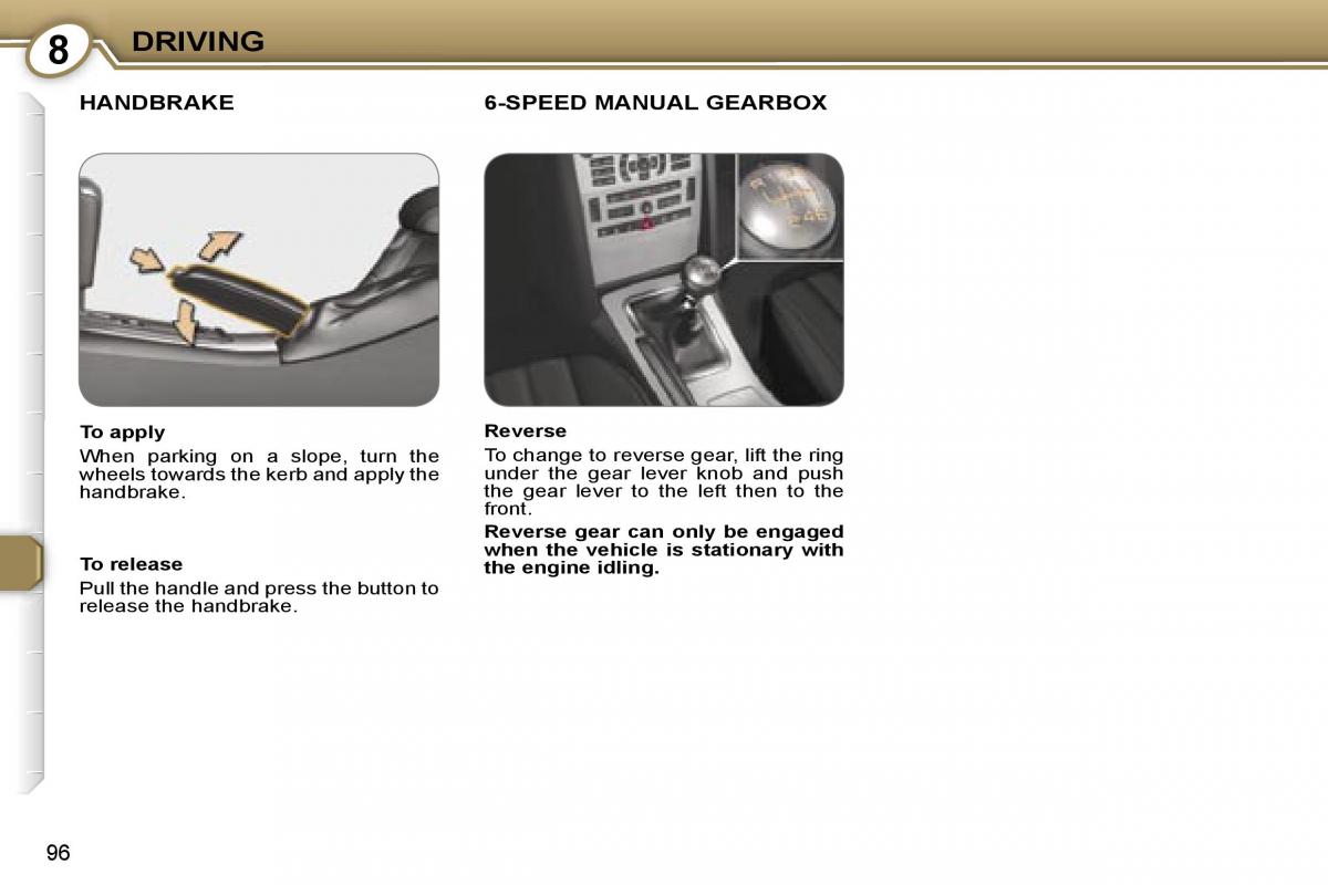 manual  Peugeot 407 owners manual / page 119