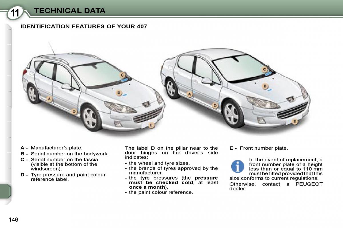 Peugeot 407 owners manual / page 29