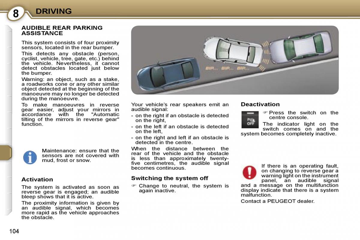 Peugeot 407 owners manual / page 2