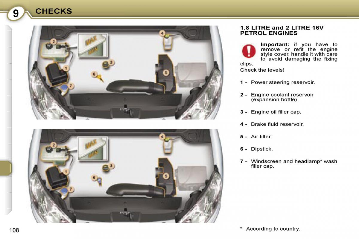 Peugeot 407 owners manual / page 5