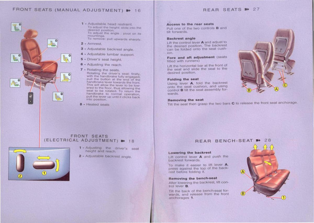 manual  Peugeot 806 owners manual / page 8