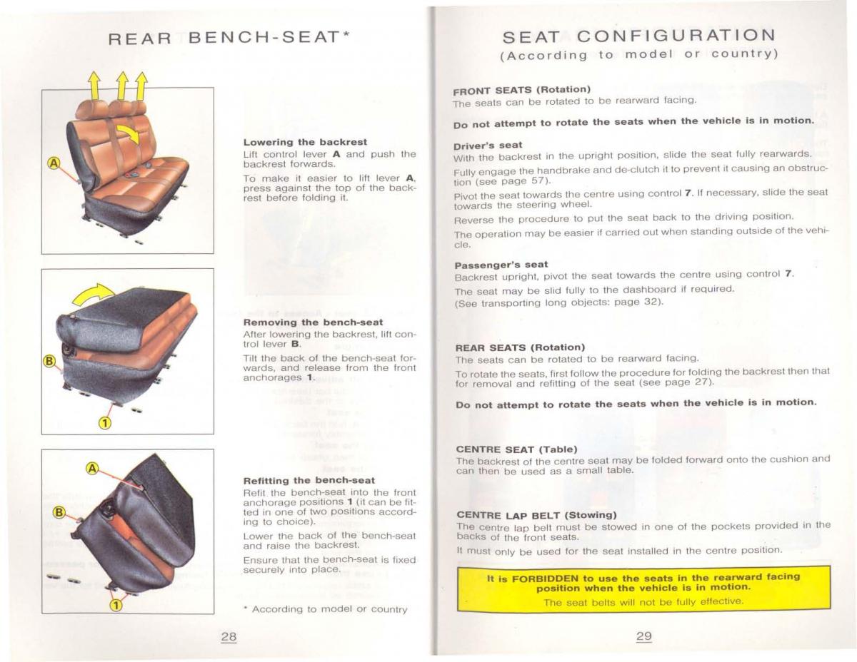 Peugeot 806 owners manual / page 25