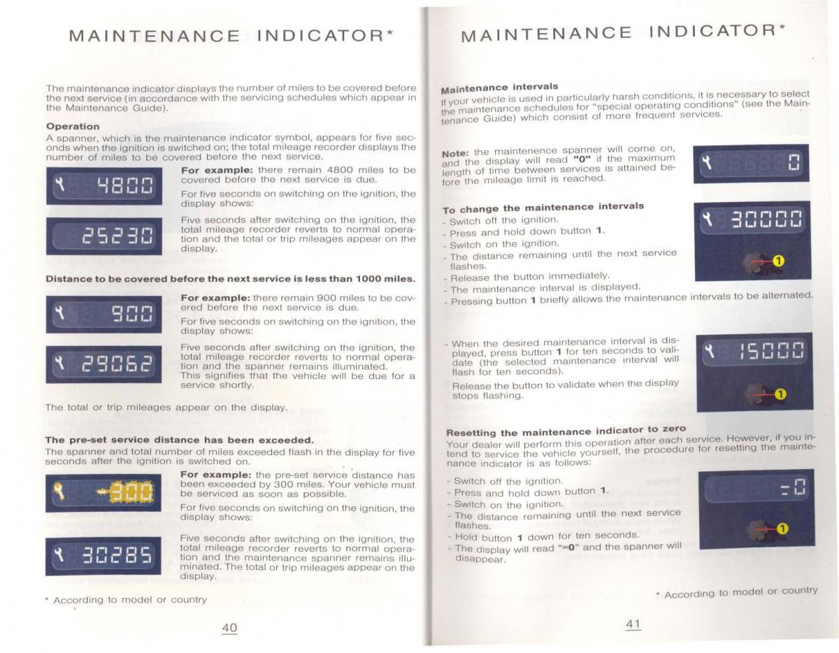 Peugeot 806 owners manual / page 31