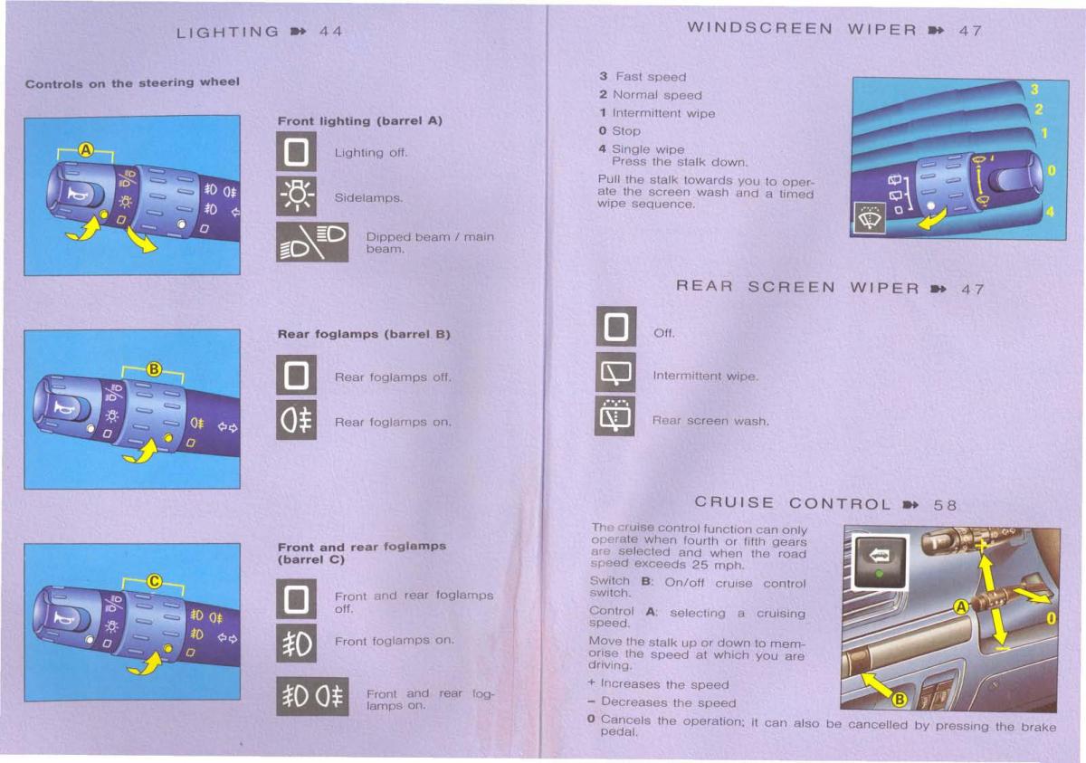 manual  Peugeot 806 owners manual / page 5