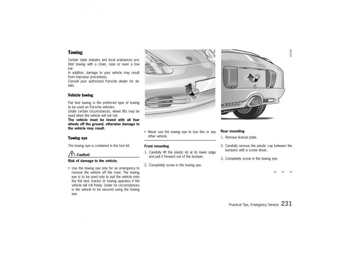 porsche boxster 986 owners manual page 228 pdf